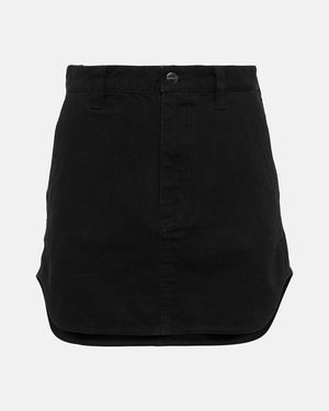 Wardrobe NYC X Carhartt Wip Cotton Miniskirt - Black