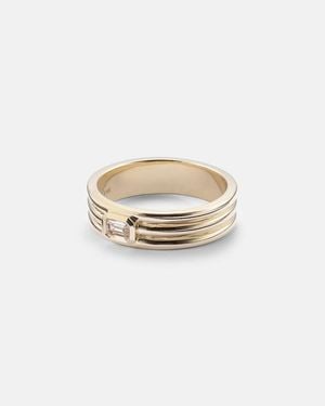 STONE AND STRAND 14Kt Ring With Diamond - White