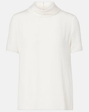 Valentino Silk Top - White