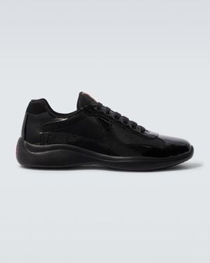 Prada Patent Leather Trainers - Black