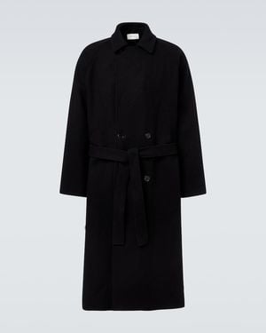 The Row Eomer Wool Overcoat - Black