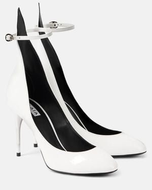 Alaïa Patent Leather Decollete Court Shoes 90 - White