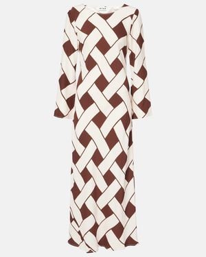 RIXO London Alondra Maxi Dress - Pink