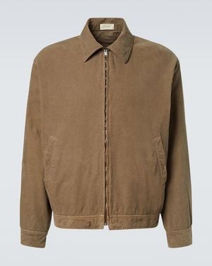 The Row Noggu Cotton Corduroy Jacket - Green