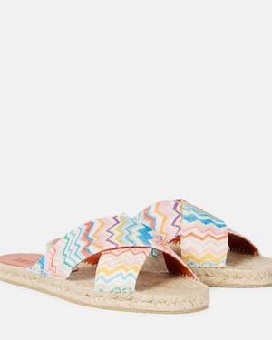 Missoni Zigzag Espadrille Sandals - Multicolor