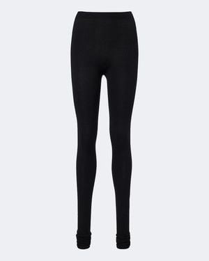 Bottega Veneta Wool Leggings - Black