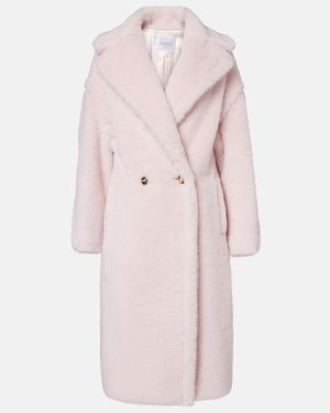 Max Mara Mantel Tedgirl Aus Alpakawolle, Wolle Und Seide - Pink