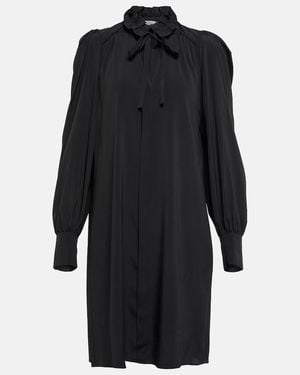 Dorothee Schumacher Tie-Neck Minidress - Black