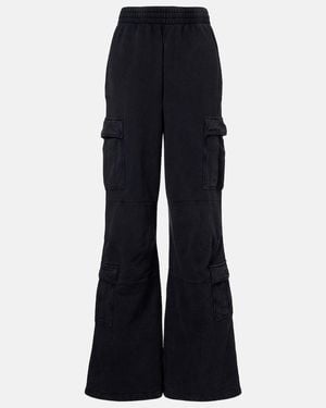 Balenciaga Cotton Cargo Trousers - Blue