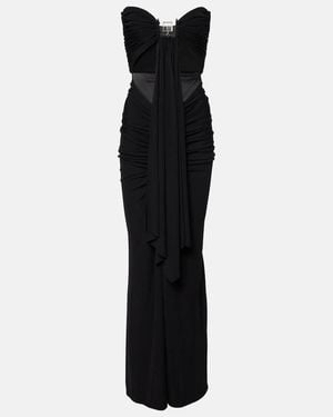 Christopher Esber Disconnect Stone Gown - Black