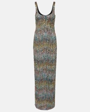 Missoni Sequined Lame Gown - Green