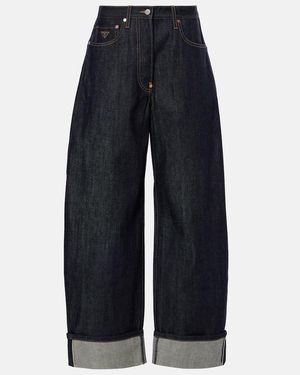 Prada Wide-Leg Jeans - Blau