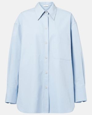 Vince Cotton Poplin Shirt - Blue