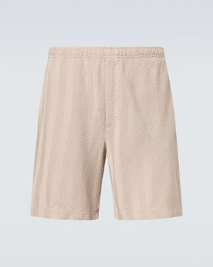 Missoni Cotton-Blend Shorts - Natural