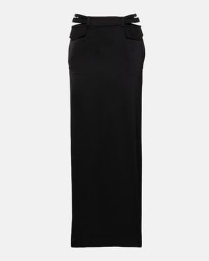 Dion Lee Mid-Rise-Maxirock Pocket Column - Schwarz