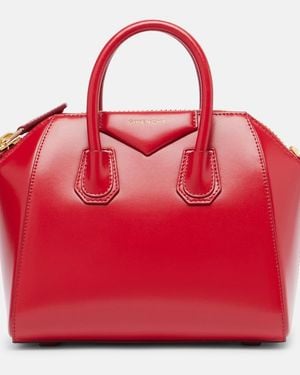 Givenchy Tote Bag Antigona Mini Aus Leder - Rot