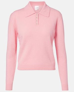 Leset Jesse Wool Polo Shirt - Pink