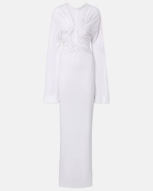 Christopher Esber Salacia Ruched Maxi Dress - White