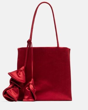 Magda Butrym Julia Satin Shoulder Bag - Red