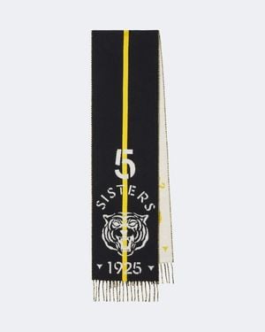 Fendi Wendbarer Jacquard-Schal - Schwarz