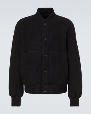 Canada Goose Hudson Wool-Blend Bomber Jacket - Black