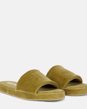 The Row Pillow Slides - Green