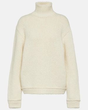 Tom Ford Pullover Aus Einem Alpakawollgemisch - Weiß