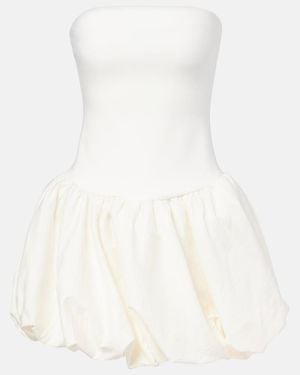Jonathan Simkhai Pollie Linen And Rayon-Blend Minidress - White
