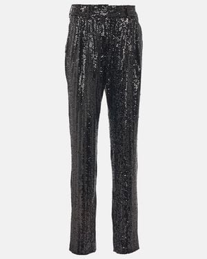 Blazé Milano Blaze Milano Sequined Pants - Gray