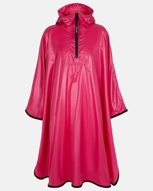 Moncler Waterproof Poncho - Red