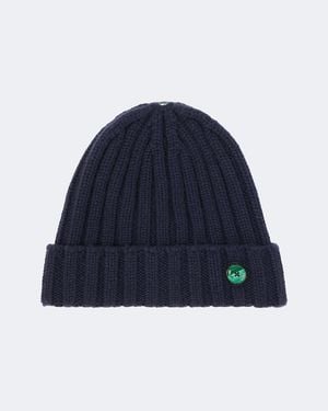 God's True Cashmere Beanie Aus Kaschmir Mit Malachit - Blau