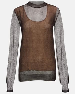 Tod's Pullover Aus Einem Baumwollgemisch - Braun