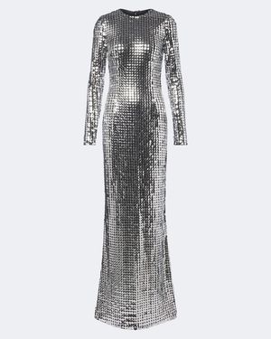 Dolce & Gabbana Sequined Gown - Grey