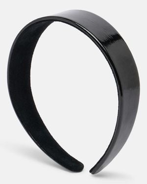 Jennifer Behr Cruz Patent Leather Headband - Black