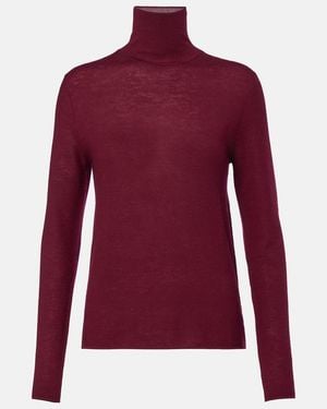 Lisa Yang Pullover Lory Mit Rollkragen - Rot