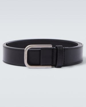 Saint Laurent Guertel Aus Leder - Schwarz