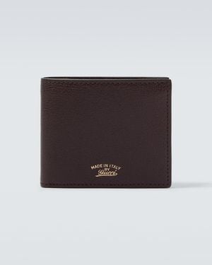 Gucci Portemonnaie Lira Aus Leder - Braun