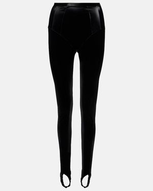Mugler Re/Edit Leggings - Schwarz