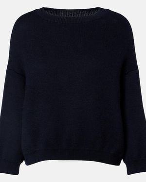 KHAITE Sabina Cashmere And Mohair Jumper - Blue