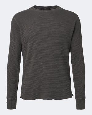 RRL Waffle-Knit Cotton Sweater - Gray