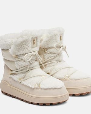 Bogner Snow Boots Chamonix mit Spikes - Weiß