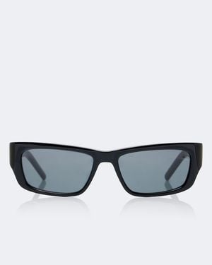 Saint Laurent Jazz Rectangular Sunglasses - Black