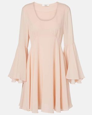 Chloé Silk Georgette Minidress - Pink