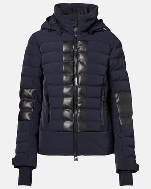 Toni Sailer Lisbeth Faux Leather-Trimmed Ski Jacket - Blue