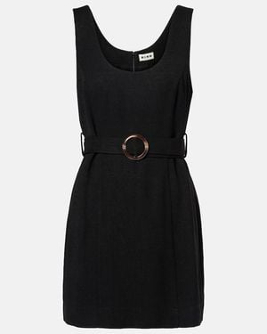 RIXO London Cyra Boucle Minidress - Black