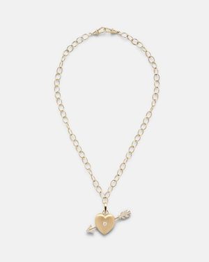 Marie Lichtenberg Rosa 18Kt Necklace With Diamonds - White