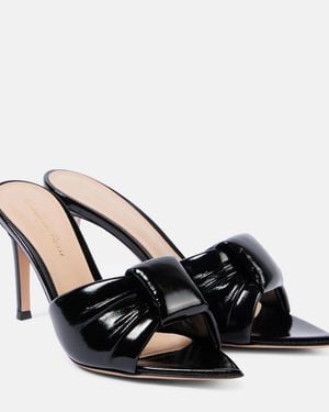 Gianvito Rossi Love Patent Leather Mules - Black
