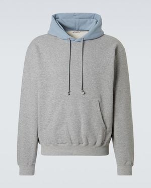 AURALEE Cotton Hoodie - Grey