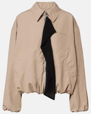 Loewe Logo Blouson - Brown
