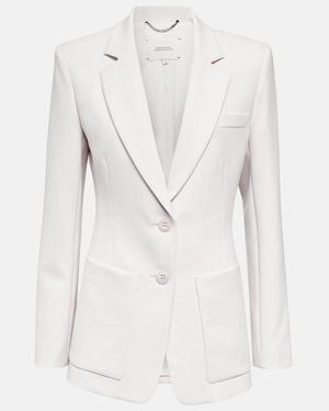 Dorothee Schumacher Single-Breasted Wool-Blend Blazer - White